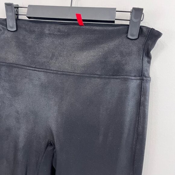 Spanx Faux Leather Leggings Size Large - Picture 4 of 9